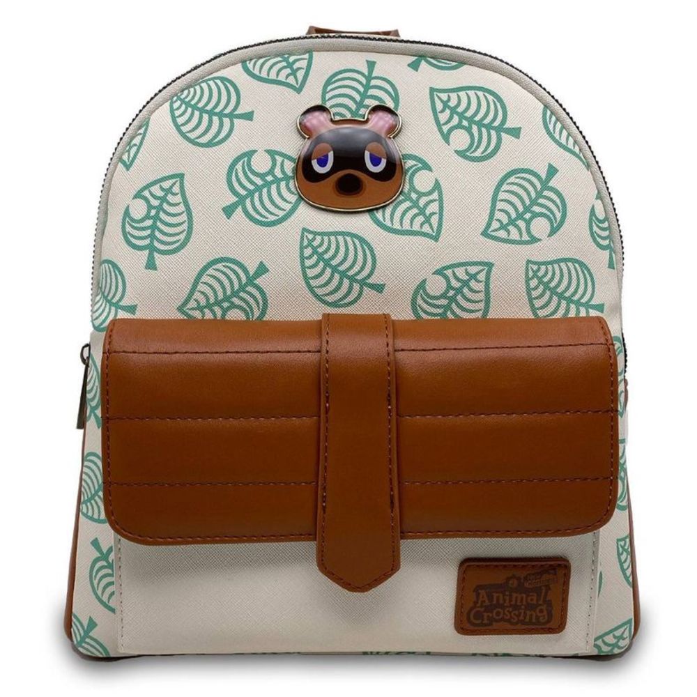 Nintendo Animal Crossing 11" Mini Backpack - Tom Nook - Leaf